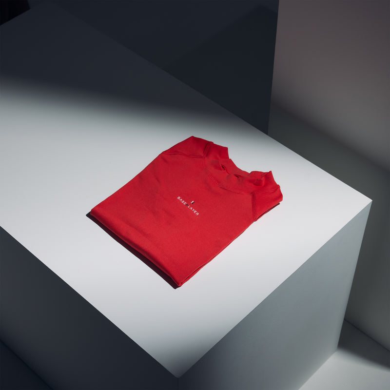 BasePlayer Comfi-Core Long Sleeve Top (Red)