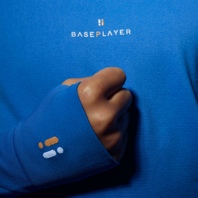 BasePlayer Comfi-Core Long Sleeve Top (Blue)